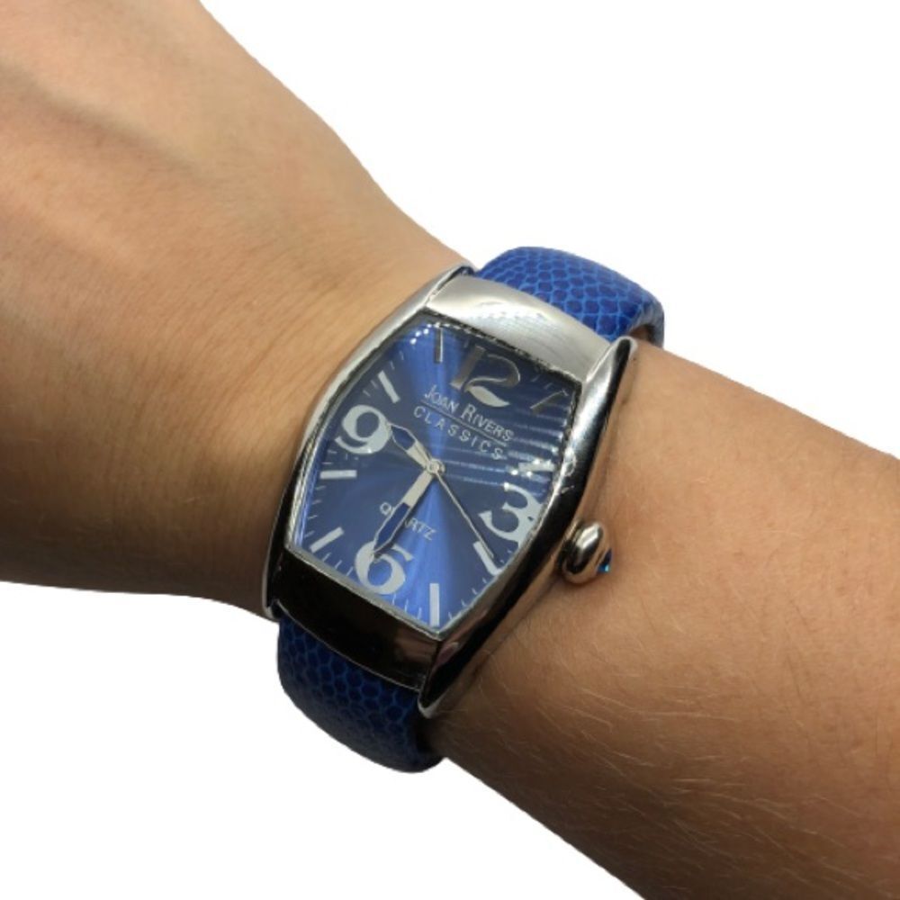 Joan Rivers Blue Quartz Watch